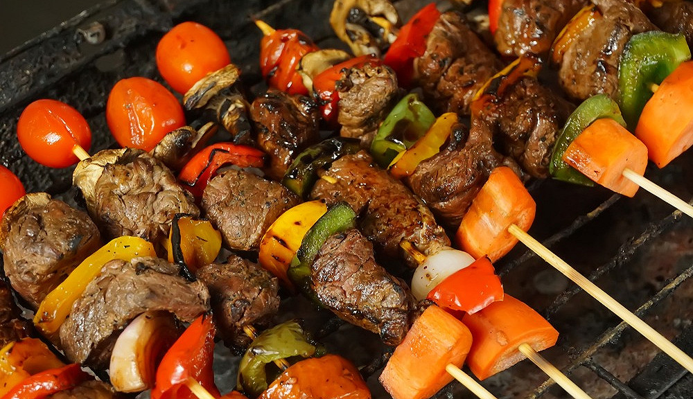 Brochettes de filet de boeuf